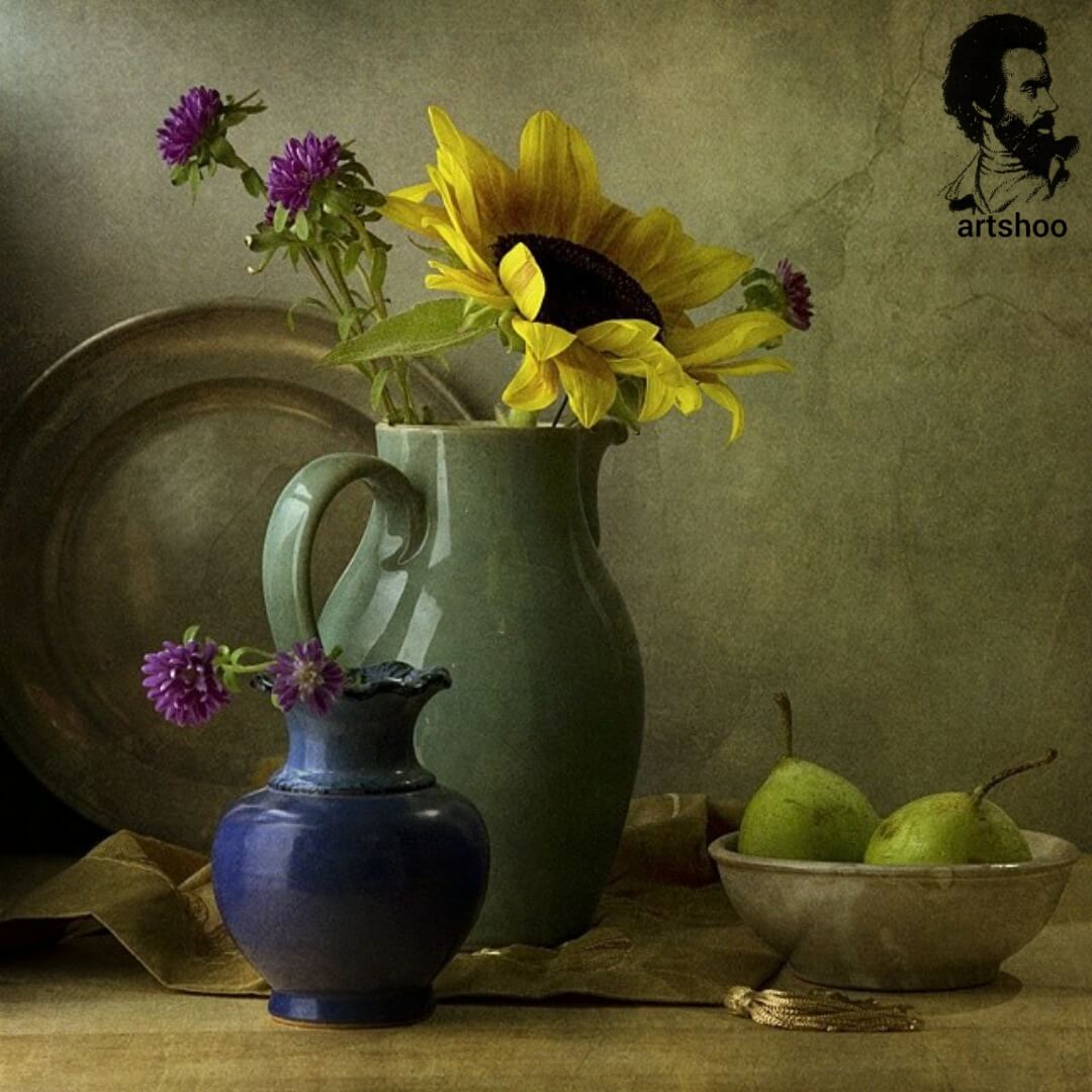 آموزش نقاشی رنگ روغن